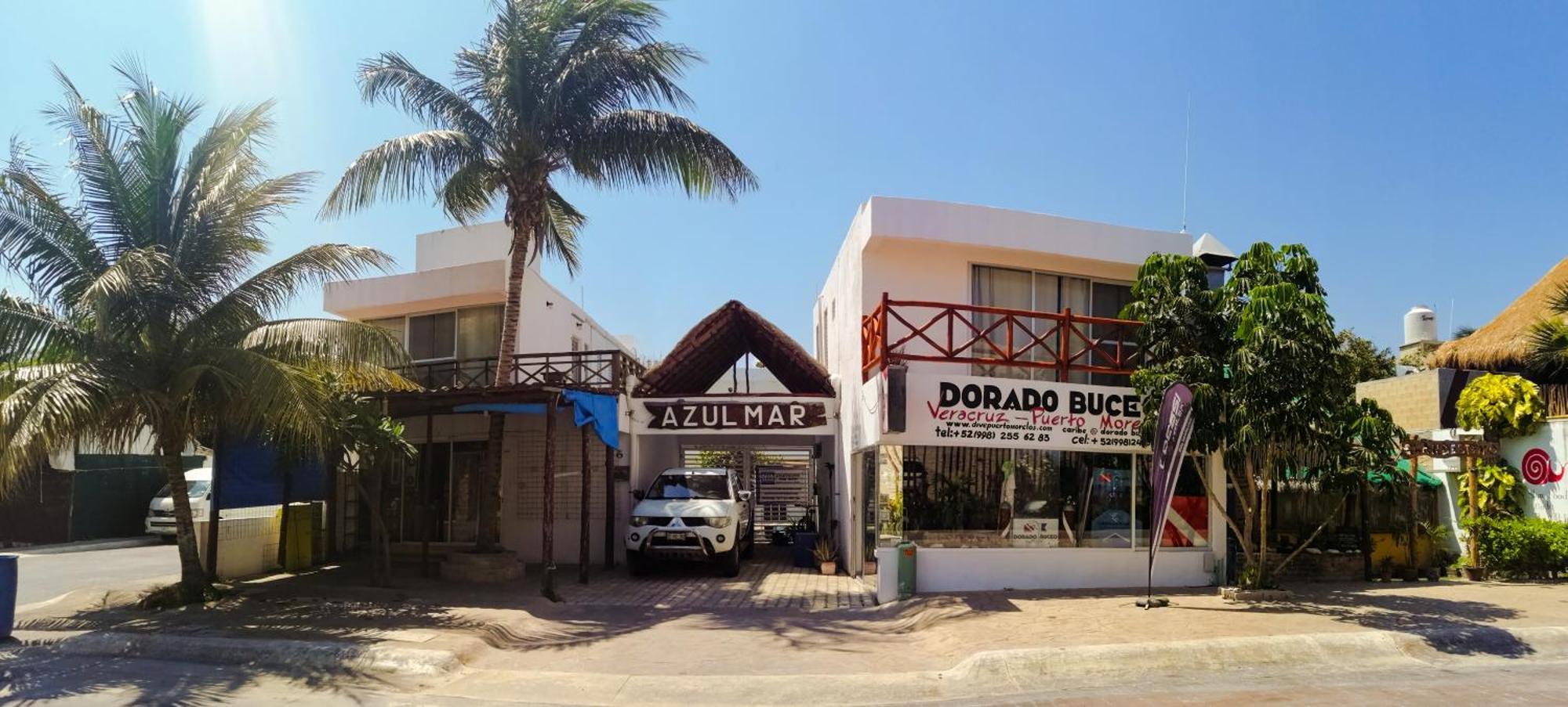 Azul Mar Diving And Lodge Puerto Morelos Ngoại thất bức ảnh